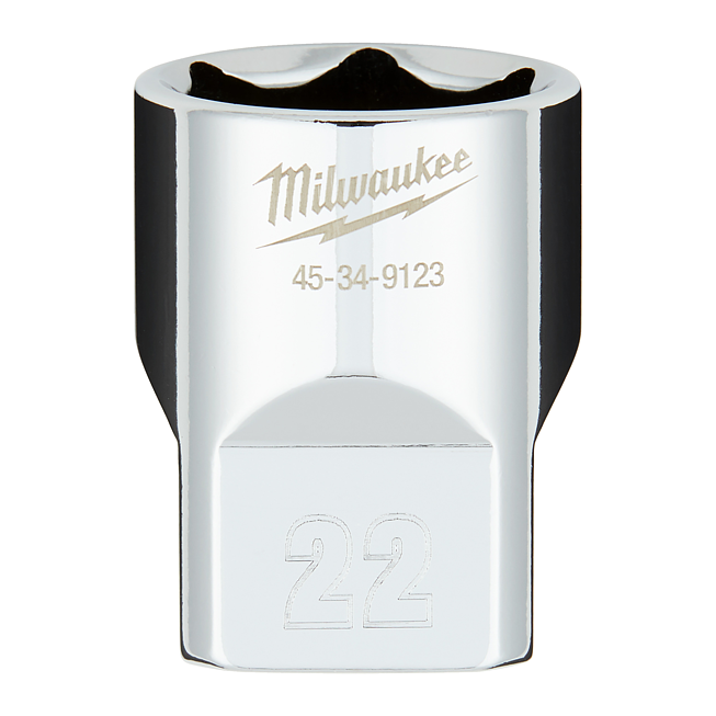 Milwaukee Steckschl&uuml;sseleinsatz 1/2&quot; 22 mm