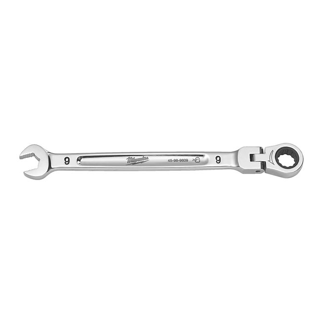 Milwaukee MAX BITE Gelenk-Ratschen-Ringmaulschl&uuml;ssel 9 mm