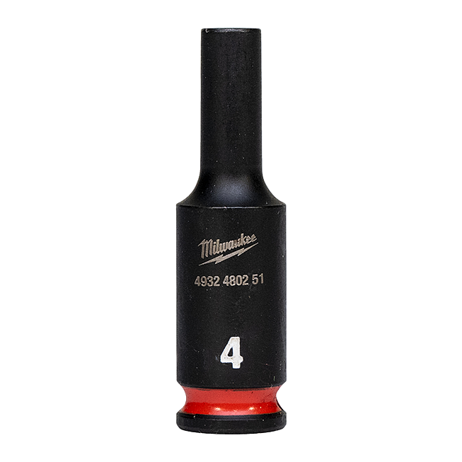 Milwaukee SHOCKWAVE Schlagnuss 1/4&quot; lang 4 x 50 mm