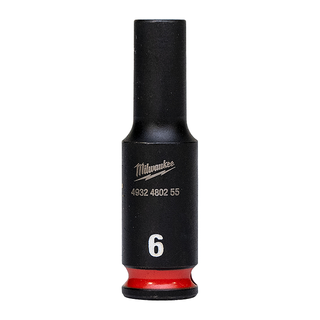 Milwaukee SHOCKWAVE Schlagnuss 1/4&quot; lang 6 x 50 mm
