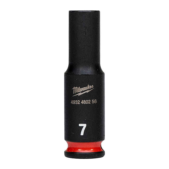 Milwaukee SHOCKWAVE Schlagnuss 1/4&quot; lang 7 x 50 mm