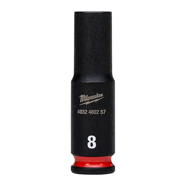 Milwaukee SHOCKWAVE Schlagnuss 1/4&quot; lang 8 x 50 mm