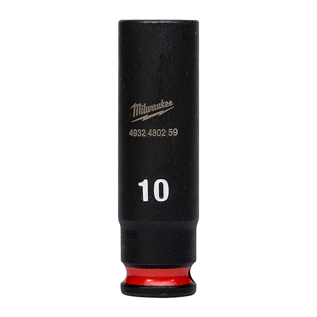 Milwaukee SHOCKWAVE Schlagnuss 1/4&quot; lang 10 x 50 mm