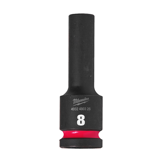 Milwaukee SHOCKWAVE Schlagnuss 1/2&quot; lang 8 x 78 mm