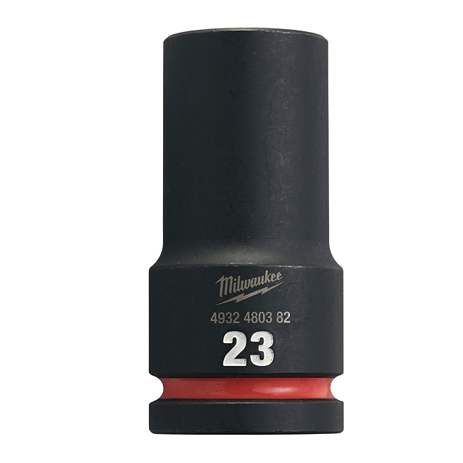 Milwaukee SHOCKWAVE noix de frappe 3/4&quot; long 23 x 90 mm