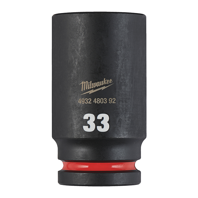 Milwaukee SHOCKWAVE Schlagnuss 3/4&quot; lang 33 x 90 mm