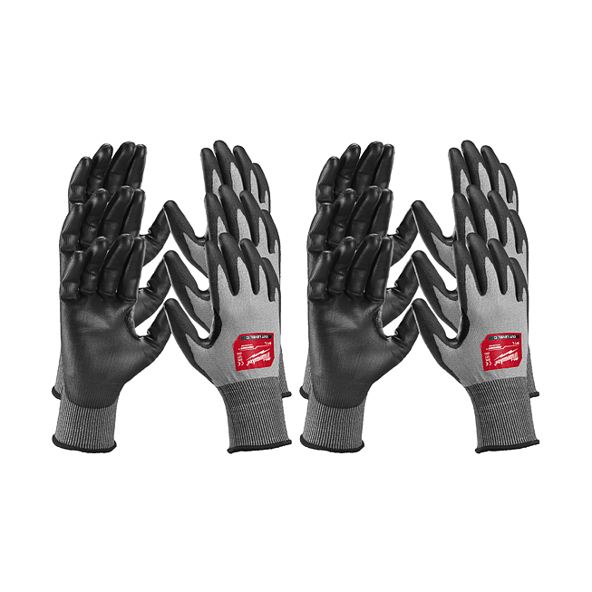 Milwaukee HI-DEX Schnittschutzhandschuhe Kl D 11 (XXL) 12 St