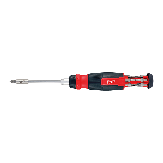 Milwaukee Multi-Bit Schraubend. m. Ratschenf. inkl. 13 Bits
