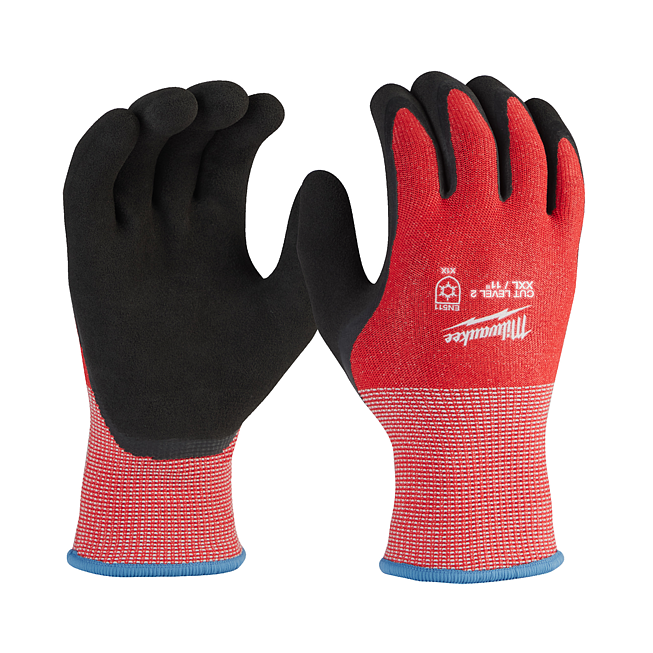 Milwaukee K&auml;lte-Schnittschutzhandschuhe Kl B 11 (XXL) 12 St