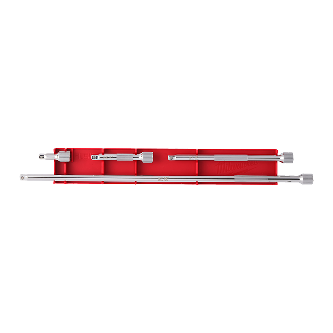 Milwaukee 1/4&quot; Verl&auml;ngerungs-Set 4-teilig
