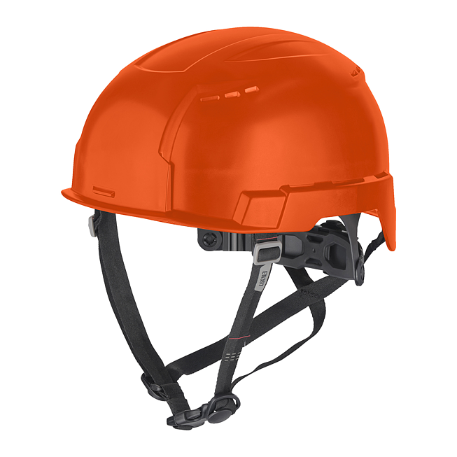 Casco da arrampicata industriale Milwaukee BOLT 200, arancione, ventilato