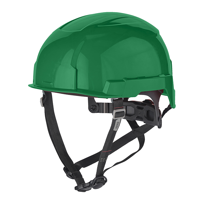Milwaukee BOLT 200 industrial climbing helmet green, non-ventilated