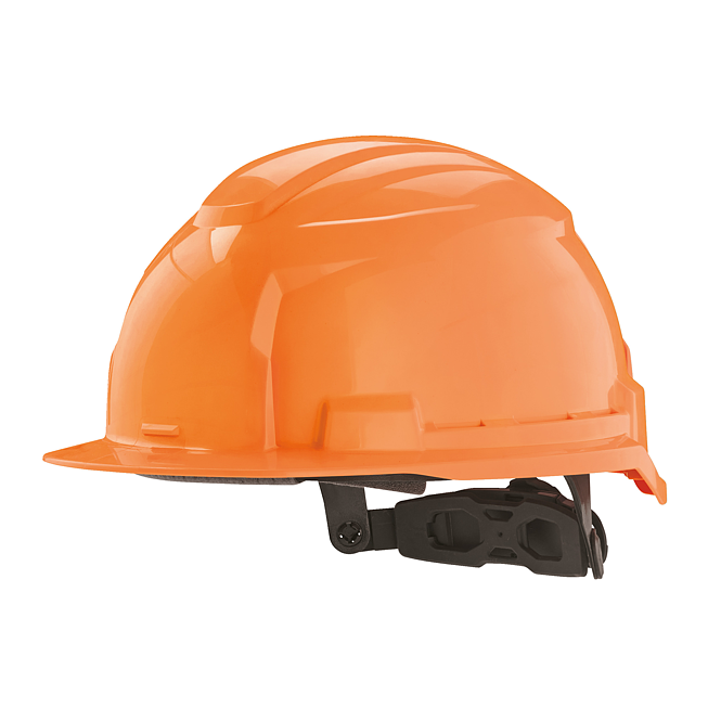 Casque de protection industriel Milwaukee BOLT 100 non ventil&eacute;, orange