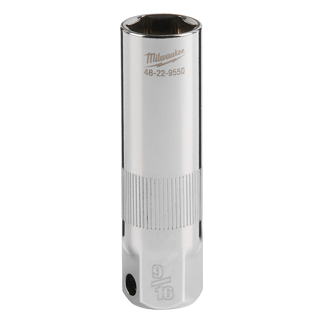 Milwaukee Steckschl&uuml;sseleinsatz f&uuml;r Z&uuml;ndkerzen 3/8&quot; 9/16&quot;