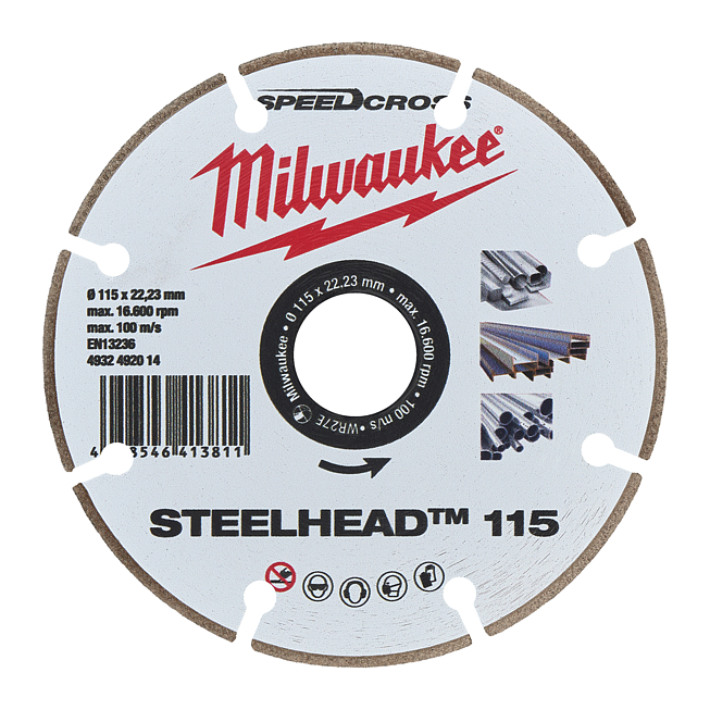 Milwaukee Diamanttrennscheibe DH STEELHEAD 115 mm