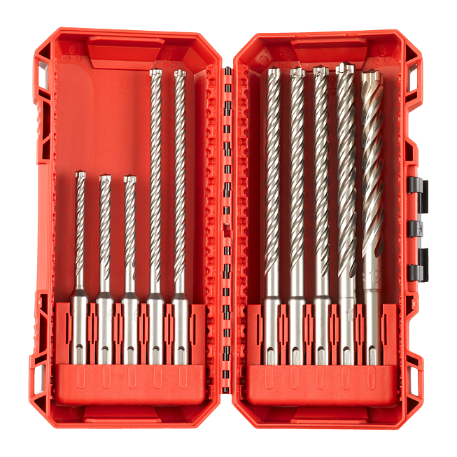 Milwaukee Hammerbohrer MX4 SDS-Plus Set 10-tlg