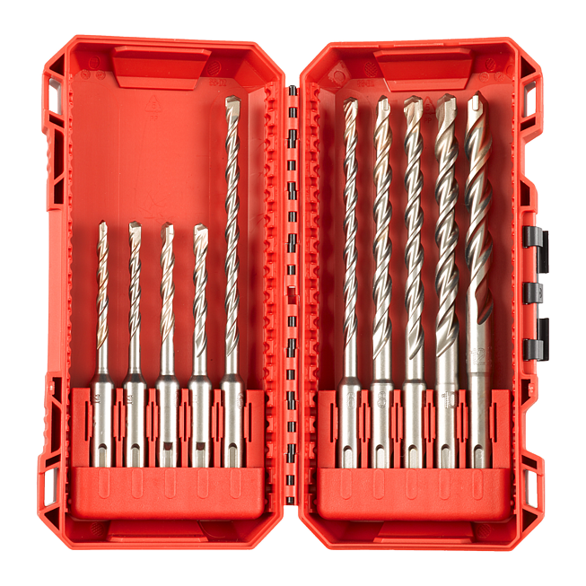 Milwaukee Hammerbohrer M2 SDS-Plus Set, 10-tlg