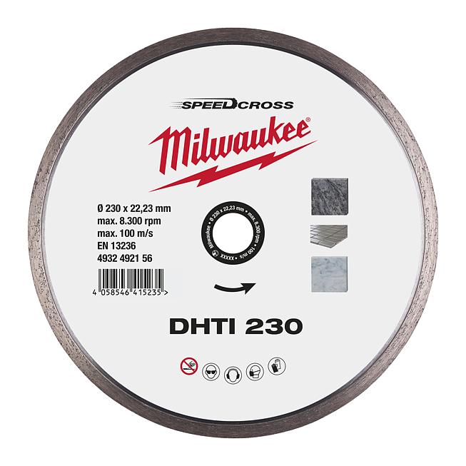 Milwaukee Speedcross Diamanttrennscheibe DHTi 230 mm