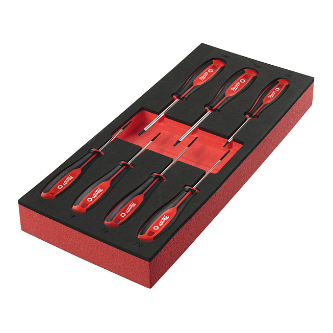 Milwaukee Tri-Lobe Schraubendreher Einlage 7-tlg. TX