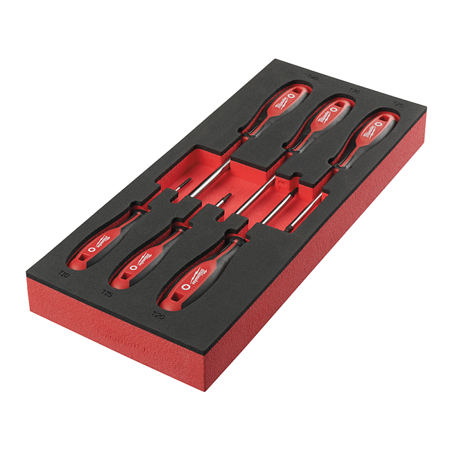 Milwaukee Tri-Lobe Schraubendreher Einlage 6-tlg. TX