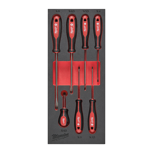 Milwaukee Tri-Lobe Schraubendreher Einlage 7-tlg. SL