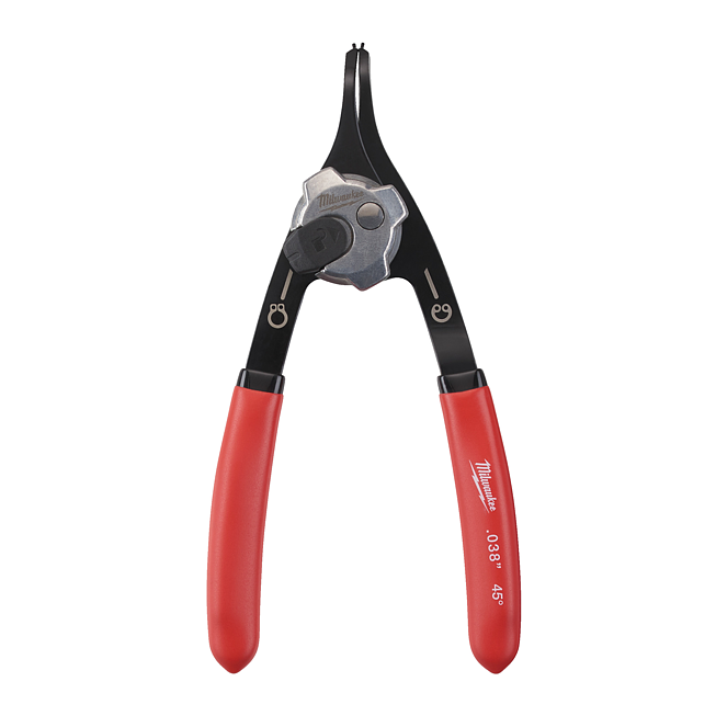 Milwaukee Sicherungsringzange Wellen &amp; Bohrungen 45&deg;, 0,9 mm