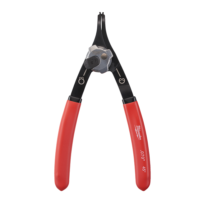 Milwaukee Sicherungsringzange Wellen &amp; Bohrungen 45&deg;, 1,8 mm