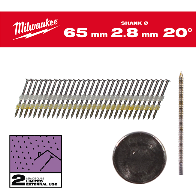 Milwaukee Rkopf-N&auml;gel f&uuml;r M18FFN21