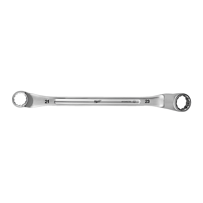 Milwaukee Doppel-Ringschl&uuml;ssel, gekr&ouml;pft 21 x 23 mm
