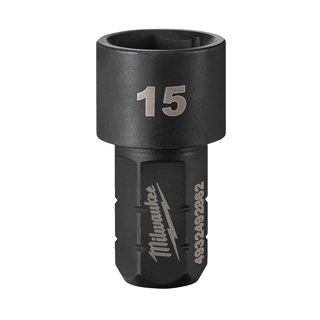 Milwaukee 15-mm-Durchgangs-Stecknuss FPTR-PTS15