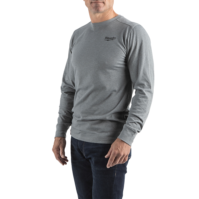 Milwaukee hybrid long sleeve shirt grey XL