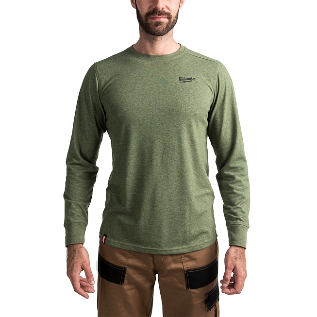 Milwaukee Hybrid-Langarm-Shirt gr&uuml;n L