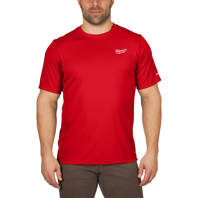 Milwaukee Funktions-T-Shirt rot mit UV-Schutz XL