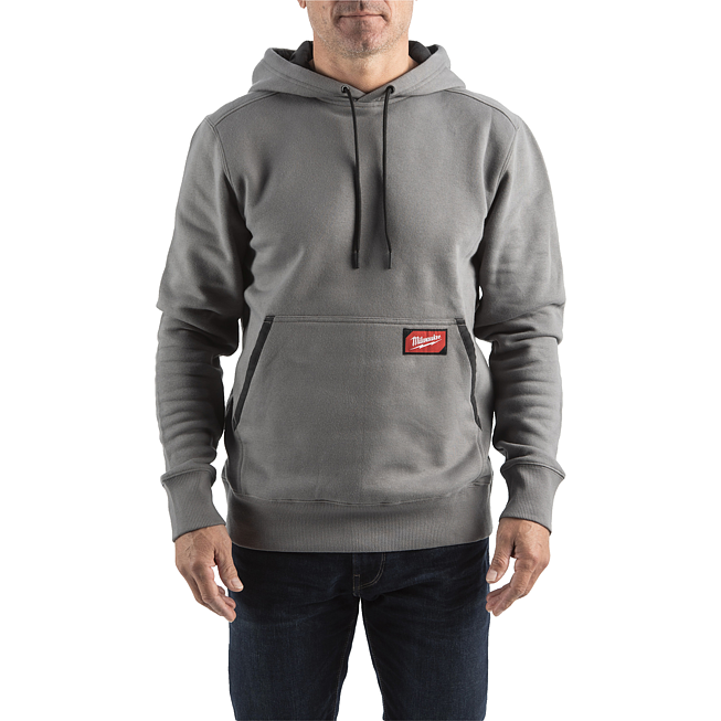 Milwaukee leichter Arbeits-Kapuzen-Pullover grau S