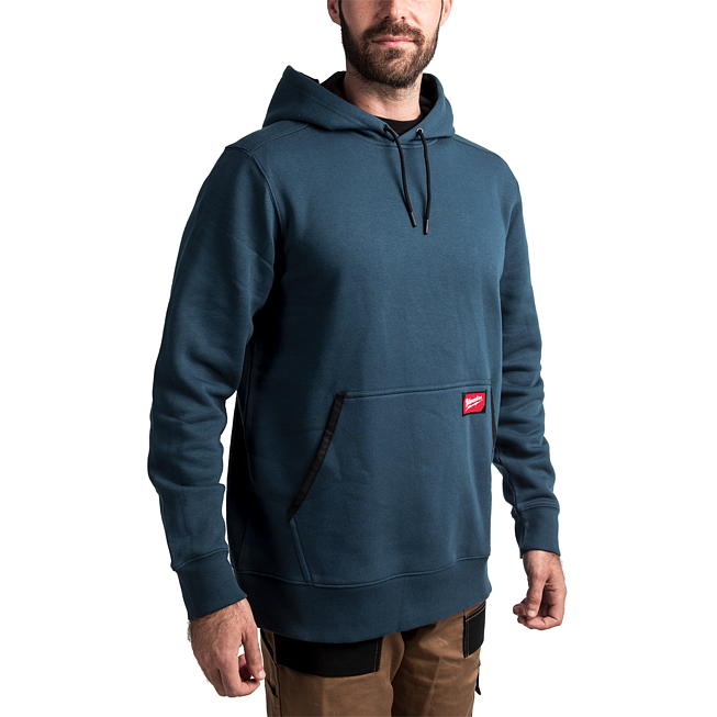 Milwaukee leichter Arbeits-Kapuzen-Pullover blau S