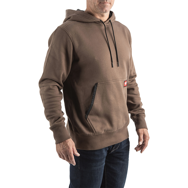 Milwaukee leichter Arbeits-Kapuzen-Pullover braun M