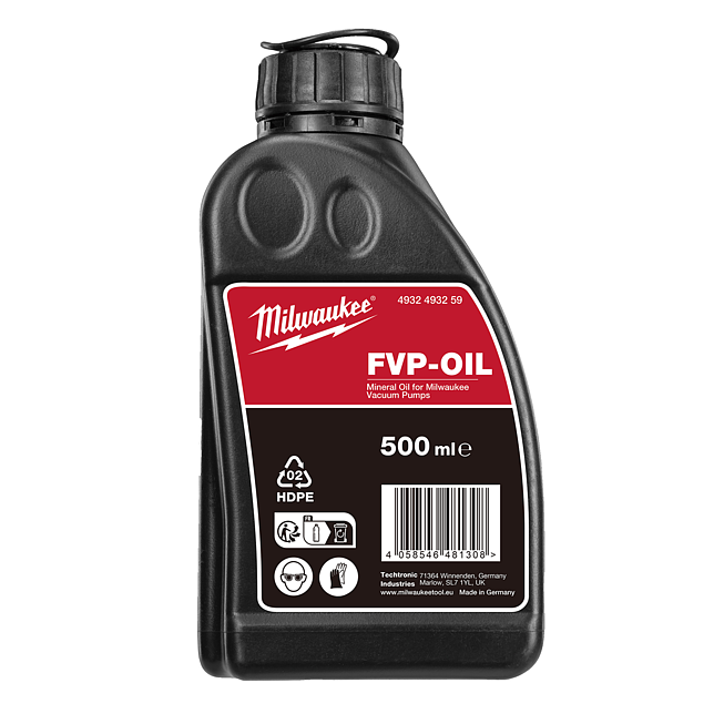 Milwaukee FUEL Mineral&ouml;l f&uuml;r Vakuumpumpen 500ml