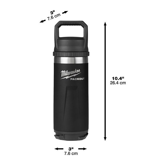 Milwaukee ﻿PACKOUT Isolierflasche 700ml mit Sd, schw