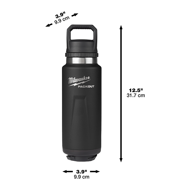 Milwaukee ﻿PACKOUT Isolierflasche 1065ml mit Sd, schw