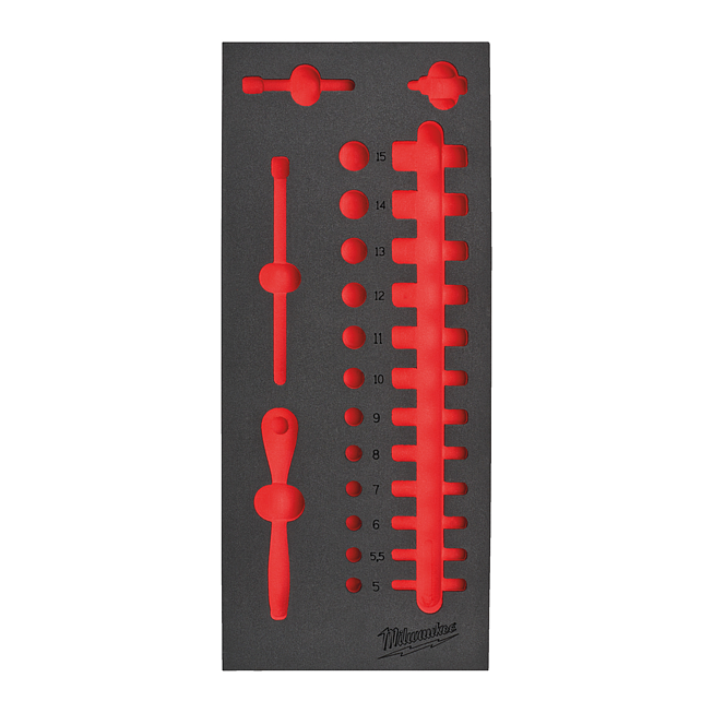 Milwaukee Ersatz-Einlage 1/3 f&uuml;r 1/4&quot; Ratsche &amp; Steckschl