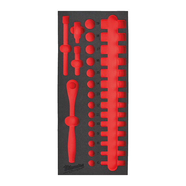 Milwaukee Ersatz-Einlage 1/3 f&uuml;r 3/8&quot; Ratsche &amp; Steckschl