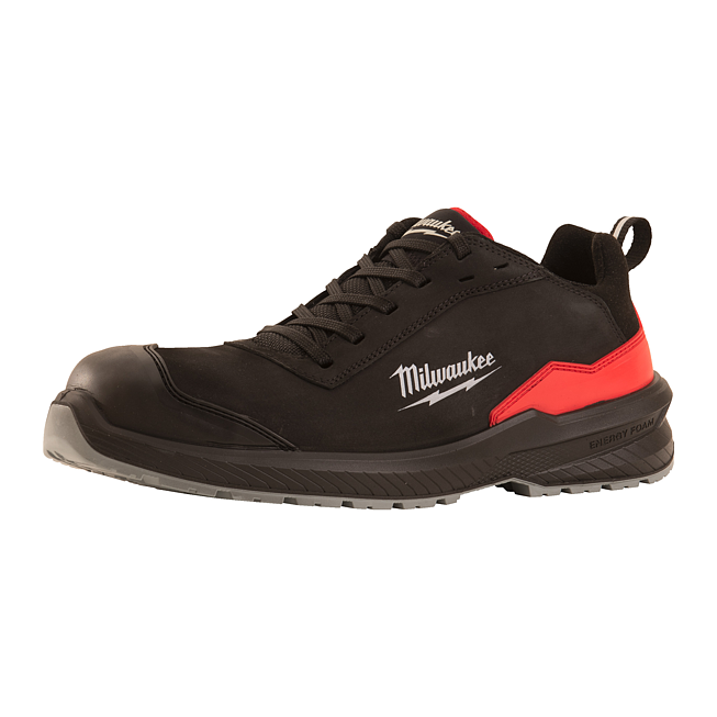 Milwaukee FLEXTRED S3S Sicherheits-Halbschuh Leder schw Gr41