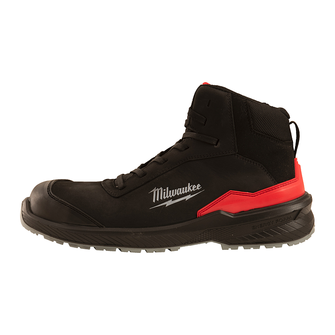 Milwaukee FLEXTRED S3S Sicherheitsschn&uuml;rst Leder schw Gr42