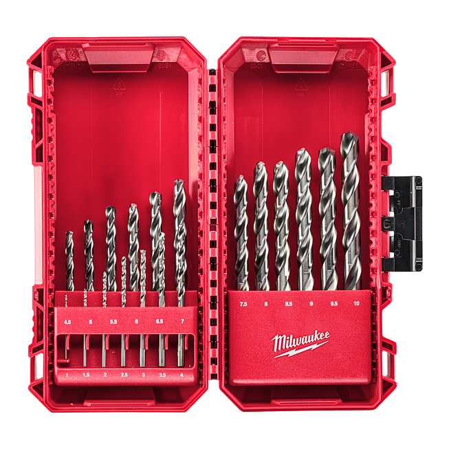 Milwaukee HSS-G TH&amp;ERWEB MB DIN 338 19-tlg. Set
