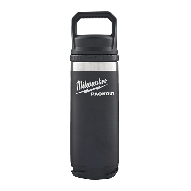 Milwaukee ﻿PACKOUT Isolierflasche 530ml mit Sd, schw