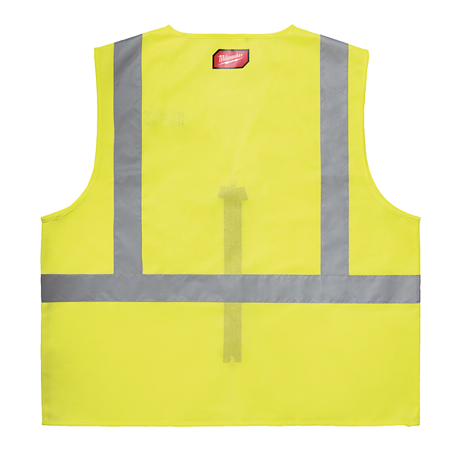 Gilet ad alta visibilit&agrave; Milwaukee Contractor giallo taglia 4XL/5XL