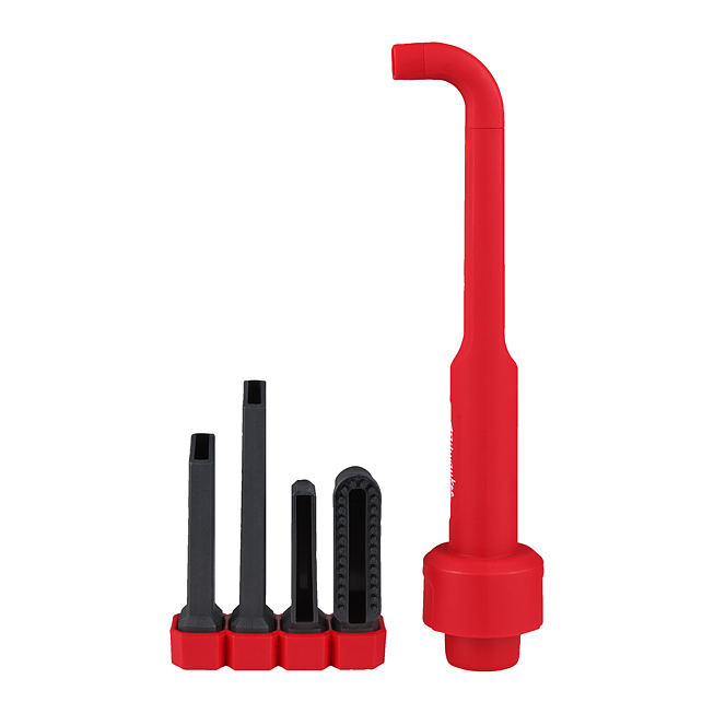 Milwaukee AIR-TIP 12 4-IN-1 Reinigungs-Set rechtwinkelig