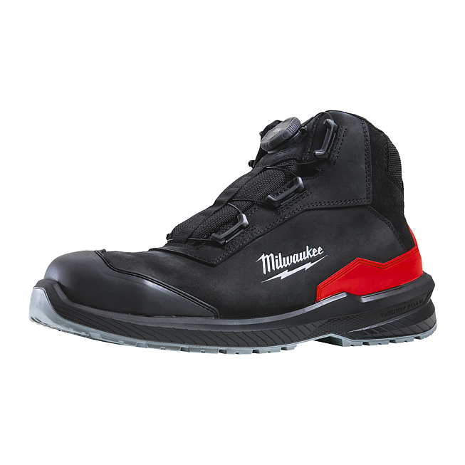 Milwaukee FLEXTRED S3S Sicherheitsst BOA Leder schw Gr47