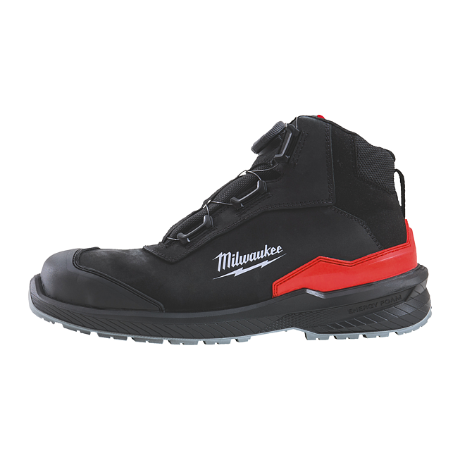 Milwaukee FLEXTRED S3S Sicherheitsst BOA Leder schw Gr47