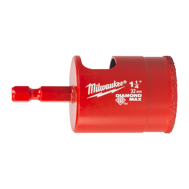 Milwaukee Diamantbohrer DIAMOND MAX 1/4&quot; Hex 32 mm